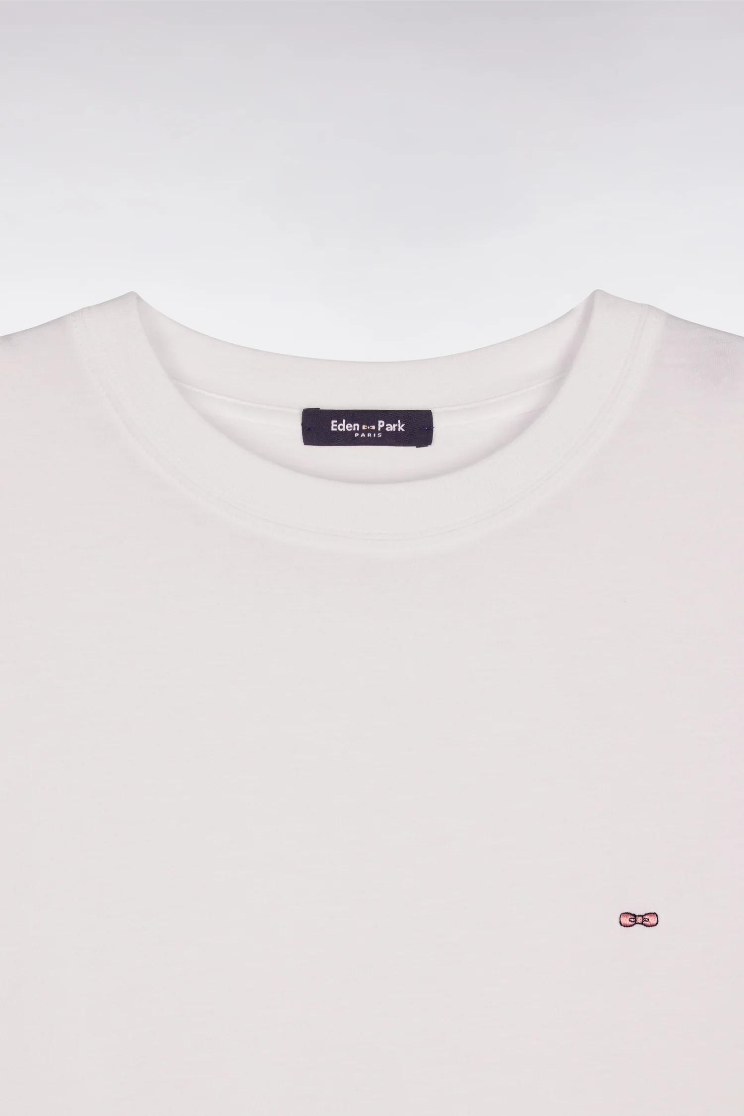 T-shirt à manches courtes en lyocell et coton blanc coupe oversized - Image 6