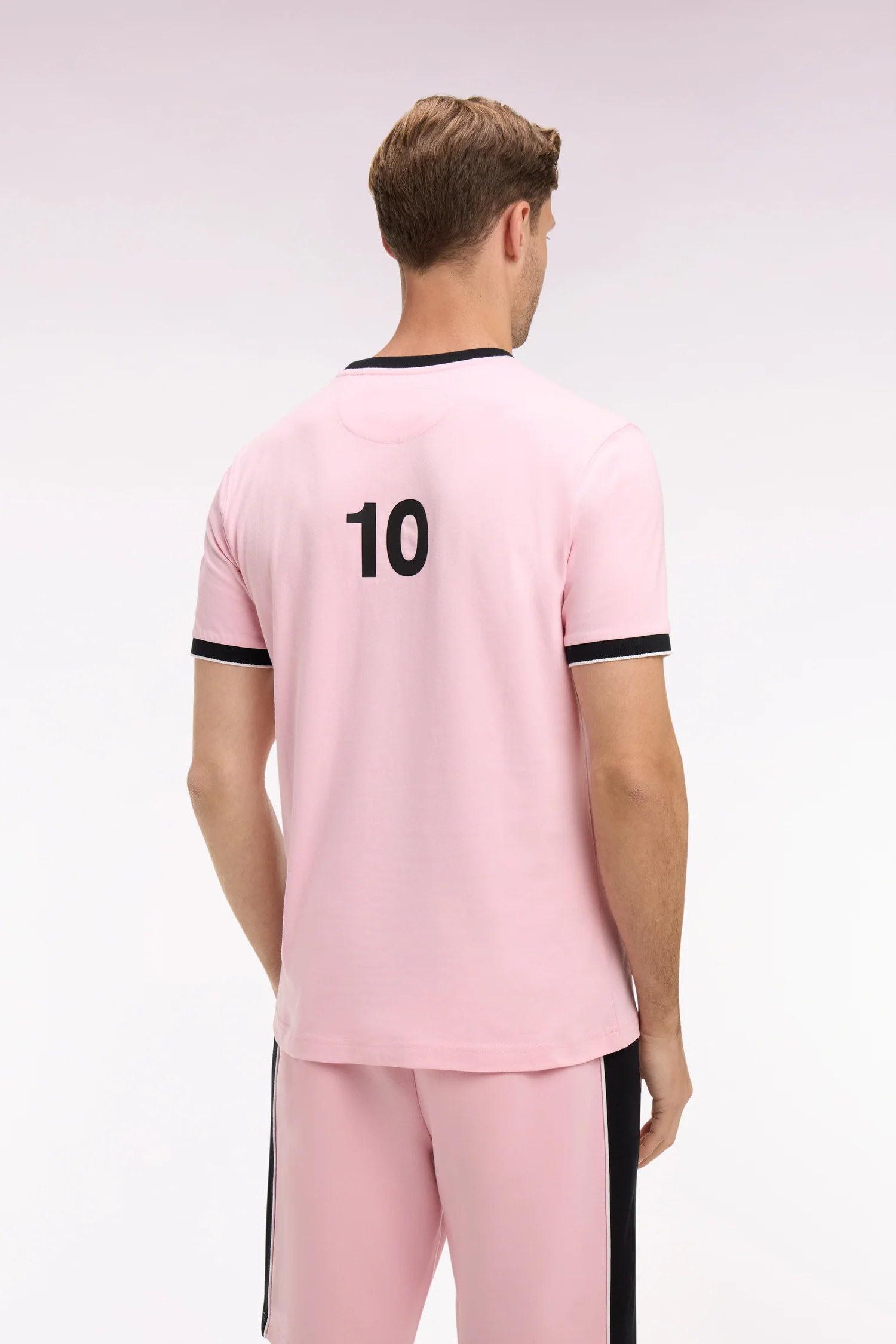 T-shirt à manches courtes New Zealand en coton rose coupe regular - Image 5