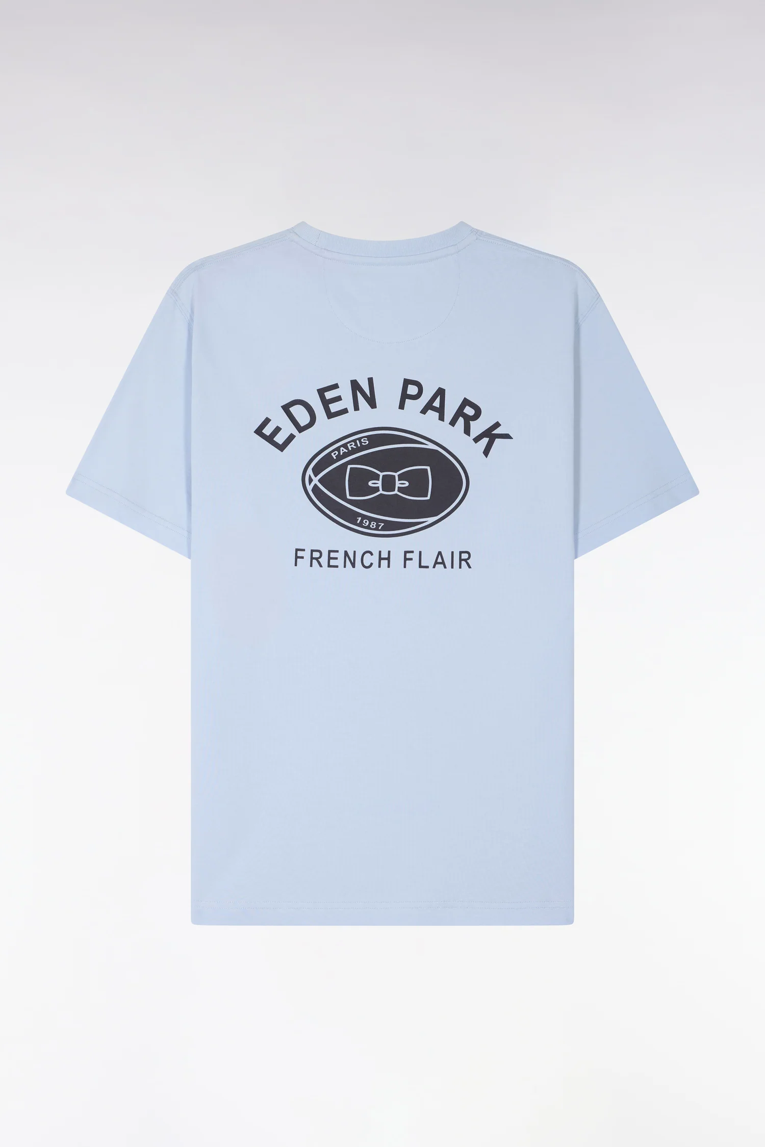 T-shirt à manches courtes sérigraphié gris clair coupe regular - Image 2