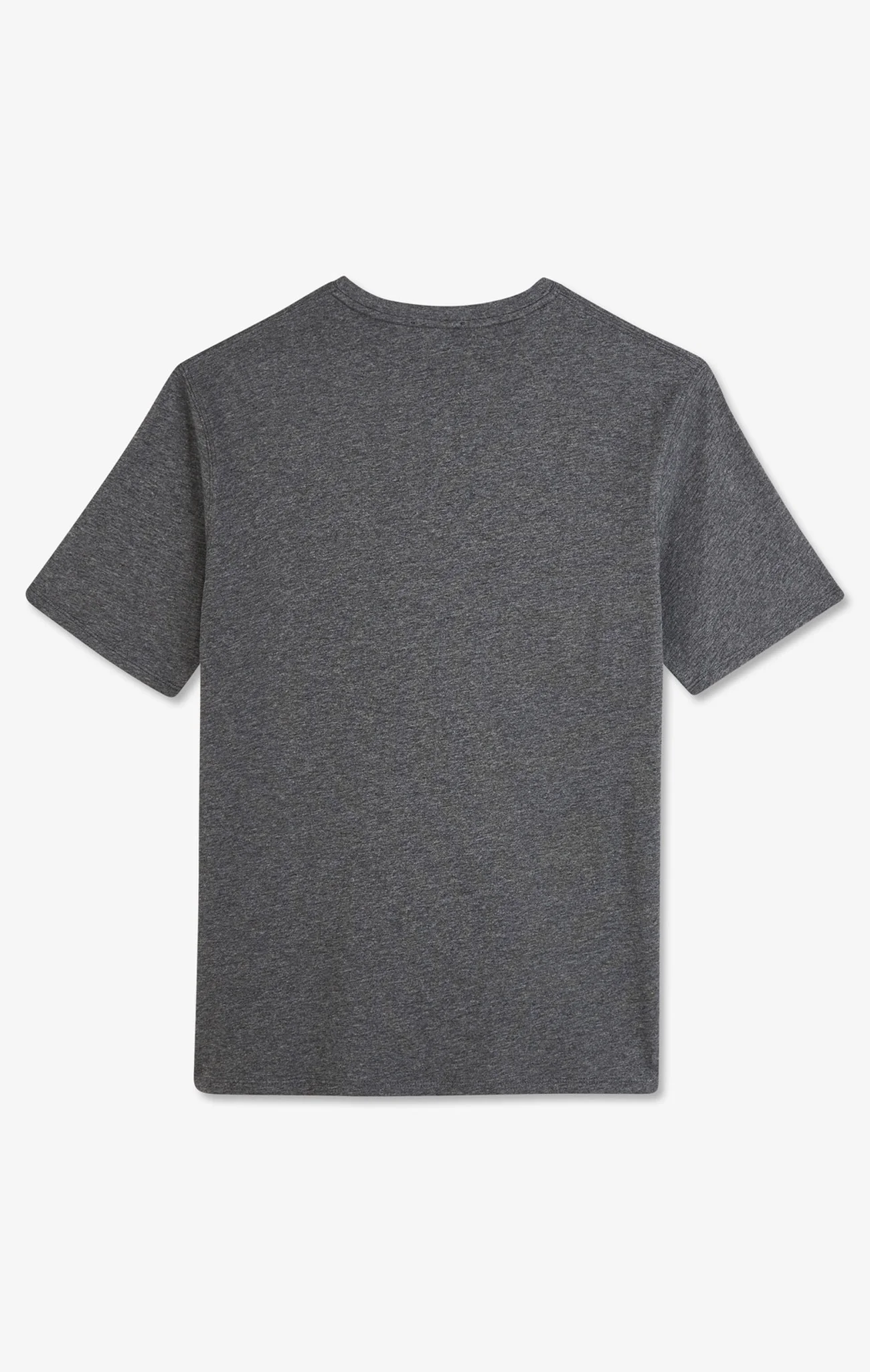 T-shirt gris col rond à manches courtes - Image 4