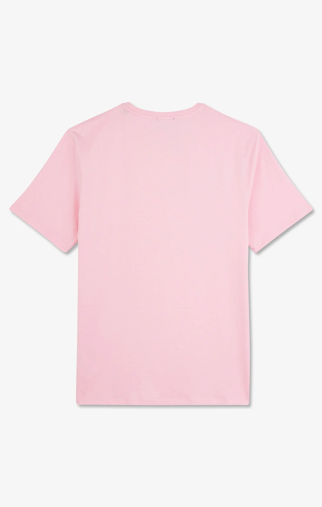 T-shirt rose col rond à manches courtes - Image 4