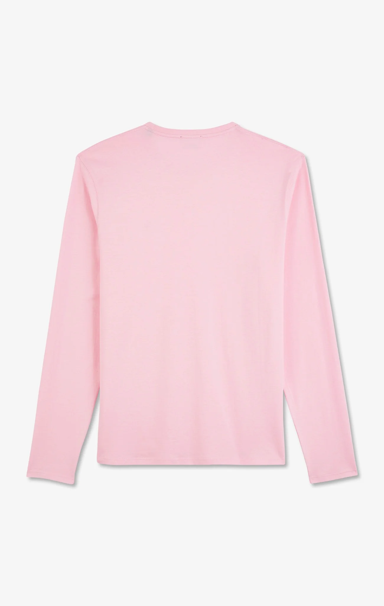 T-shirt rose col rond à manches longues - Image 4