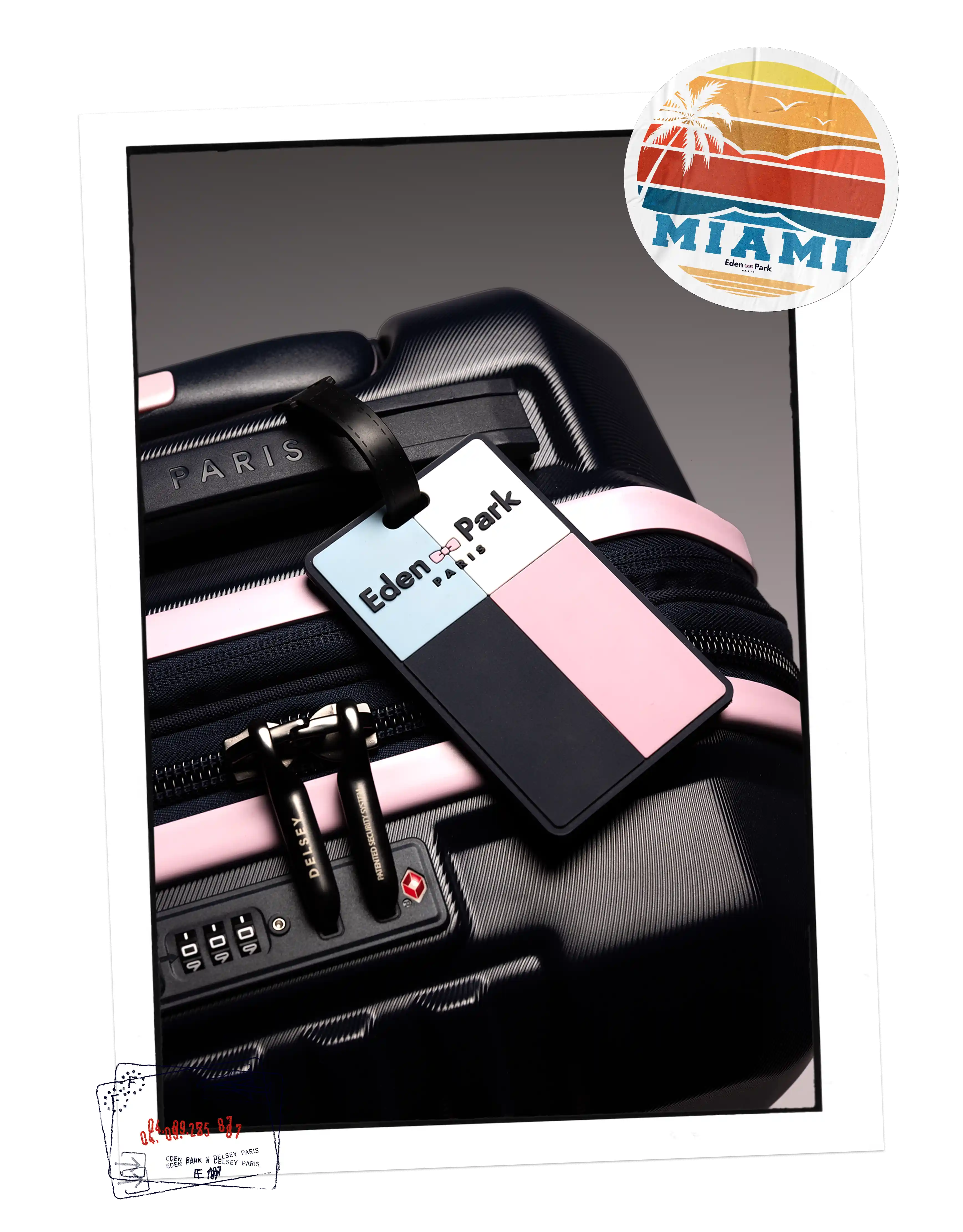Valise cabine Tournée French Flair Delsey Paris x Eden Park - Image 6
